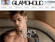 Tablet Screenshot of glamoholic.com